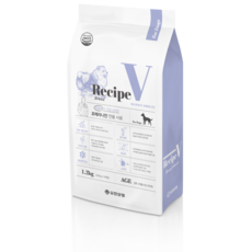 유한양행 Recipe V 견종별 맞춤식사료 포메라니안, 닭, 1.2kg, 1개