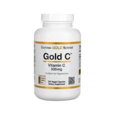 캘리포니아골드뉴트리션 골드 C 비타민 C 500mg 베지 240정, 1개, 기본