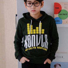 잭키드 남아용 코니 긴팔 후드티셔츠
