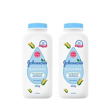 존슨즈 베이비 파우더 오리지날향, 200g, 2개