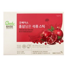 정관장 굿베이스 홍삼담은 석류스틱 10mlx30포/롯데 에스리턴 석류 콜라겐 젤리 20gx28포, 4.(홍삼 석류스틱)30포x1박스, 1개