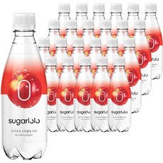 슈가로로 스파클링 사과 음료, 24개, 350ml