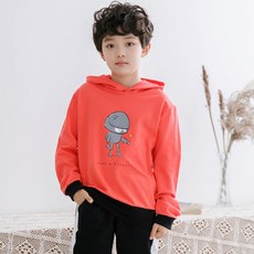 잭키드 남아용 알파고 후드티셔츠