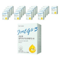 닥터린 초임계 알티지 rTG 오메가3 알파 30.21g, 30정, 18개