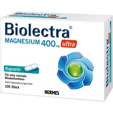 [독일 내수 정품](바이오렉트라) BIOLECTRA Magnesium 400 mg ultra Kapseln 100St