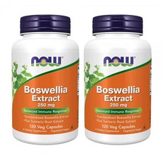 나우푸드 보스웰리아 120정 2팩 NOW Curcumin