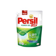 퍼실 딥클린 파워젤 드럼용 세탁세제 리필, 1.5L, 1개