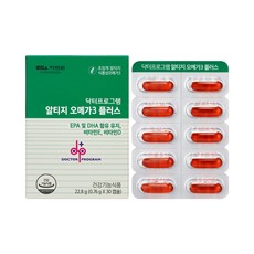 차병원 닥터프로그램 초임계 알티지 식물성 오메가3 플러스 비타민E 비타민D, 30정, 1개