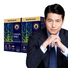 뉴트리원 뇌영양제 포스파티딜세린 식약처인증 인지력 개선 식물성캡슐 은행잎추출물 비타민E 셀렌칼슘, 30캡슐, 2박스