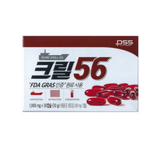 펄세스 함익병 크릴56 인지질56% Aker사 선상가공 남극 크릴오일, 90캡슐, 1000mg