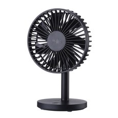 더숨 데스크탑 미니 선풍기, FAN-S2 STAND, 블랙