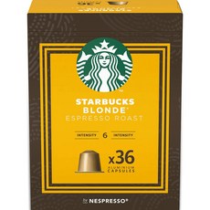 스타벅스 네스프레소 블론드 에스프레소 로스트 빅팩 36p, 190.8g, 1개
