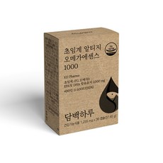 담백하루 초임계 알티지 오메가3 에센스 1000 1개월 1박스, 30정, 1개