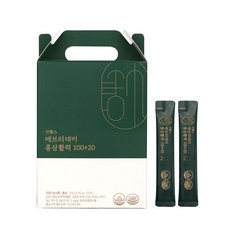 진웰스 에브리데이 홍삼활력 120포 홍삼스틱 대용량 진세노사이드15mg