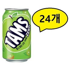 탐스제로 사과키위 355ml 24캔, 24개