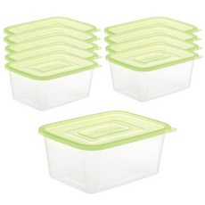 쿡앤락 밀폐 사각용기 1.5 L 10p 세트, 1개