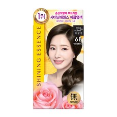 미쟝센 샤이닝 에센스 헤어염모제, 6B 애쉬베이지, 1개