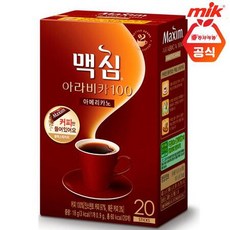 맥심 맥심 아라비카100 아메리카노(커피만) 100T, 맥심 아라비카100 아메리카노 100T