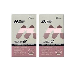 마스터바이옴 지노마스터 착 1.5g 15포 2박스(30일) 질유산균