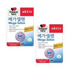 도펠헤르츠 메가셀렌 영양제, 60정, 2개