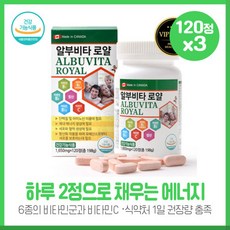 영양균형 및 관리에 vip로열 알부비타 로열120정X3개 캐나다완제품직수입 비타민B군과 비타민C 난백알부민 로얄젤리분말 아미노산5종등 다양한 부원료도 함유, 본문참고, 영양균형 및 관리에 vip로열 알부비타 로열120정X3, 본문참고