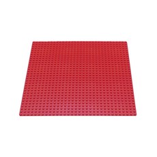 요고요 작은블록용 놀이판 32 x 32칸 25.6 x 25.6 cm, 빨강