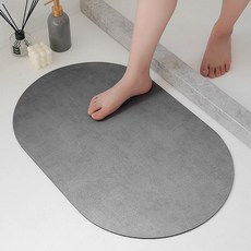 규조토발매트 발매트 다이소발매트 규조토발매트 욕실 미끄럼방지 인테리어 규조토 빨아쓰는 화장실 집들이선물 모두의러그, 직변원-시멘트-재