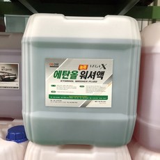 파이씨스통상 에탄올 워셔액 18리터 말통 대용량, 녹색
