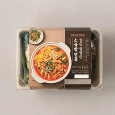 피코크 즉석국 즉석탕 얼큰 칼칼한 소곱창전골 1.38kg, 2팩