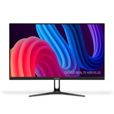 큐닉스 60.4cm FHD QX24SD REAL 75 HDR PLUS 모니터