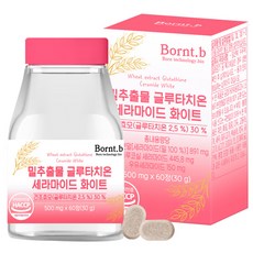 본트비 밀추출물 글루타치온 세라 마이드 티크 화이트, 60정, 1개
