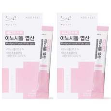 메디포스트 이노시톨 엽산 2050mg 30포 2박스 유통기한 23년7월7일, 1개