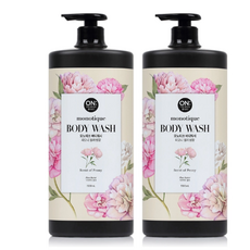 온더바디 모노티크 바디워시 피오니 블라썸향 1500ml x 2개입/바디워시/코스트코바디워시/온더바디바디워시/바디워시대용량/엘지바디워시/바디클렌저대용량