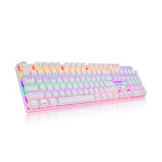 한성컴퓨터 Gtune Rainbow 기계식 키보드, MKF30S, 화이트(갈축), 일반형