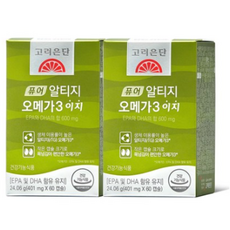 고려은단 퓨어 알티지 rTG 오메가3 이지 60캡슐, 8개