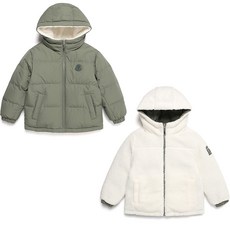 블랙야크키즈 아동용 BKS 더블 리버시블 플리스 M 다운자켓