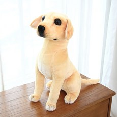 골든리트리버 인형 귀여운 강아지 앉아있는 엎드린 댕댕이, 앉아있는 리트리버 60cm
