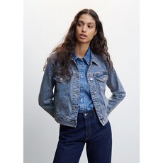 MANGO WOMAN 재킷 비키 Open Blue 47050092 47050092_TM JACKET VICKY 144574