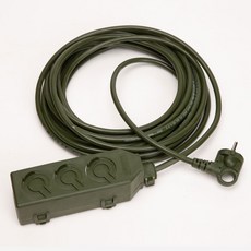 반딧불테크 전기 연장선 캠핑 멀티탭 리드선 릴선 카키 2구 3구, 3구 25m, 1개