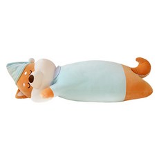 모찌타운 파자마 시바 바디필로우 쿠션, 블루