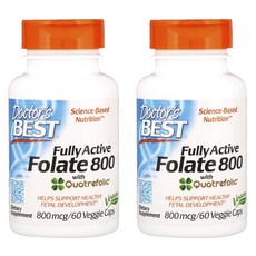 닥터스베스트 풀리 액티브 엽산 800mcg 베지 캡, 60개입, 2개