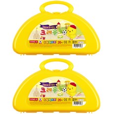 노랑병아리 크레용, 26색, 2개
