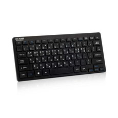 포엘지 저소음 USB 유선 미니키보드, LGC-K1000, 블랙, 텐키리스