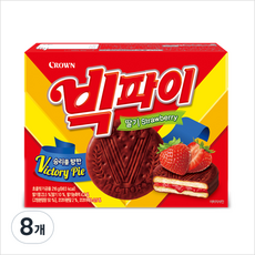 크라운 빅파이 딸기, 216g, 8개