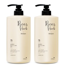살림백서 라이스 앤 허브 샴푸 그린포레스트향, 1000ml, 2개