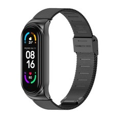 HA 샤오미 Mi 밴드 6 스트랩 손목 팔찌 5 4 3 한국 팔찌 Opaska mi Band Pulseira 워치 NFC 글로벌 버전 C