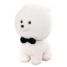 네이처타임즈 강아지 봉제 인형, 화이트, 25cm