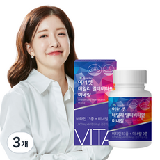 이너셋 데일리 멀티비타민 미네랄, 3개, 60g