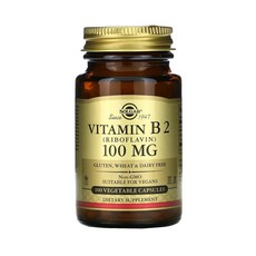 솔가 리보플라빈 100mg 100캡슐 비타민B2 B1