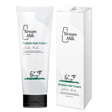 크림밀크 단백질 노워시 헤어 팩 크림, 80ml, 1개